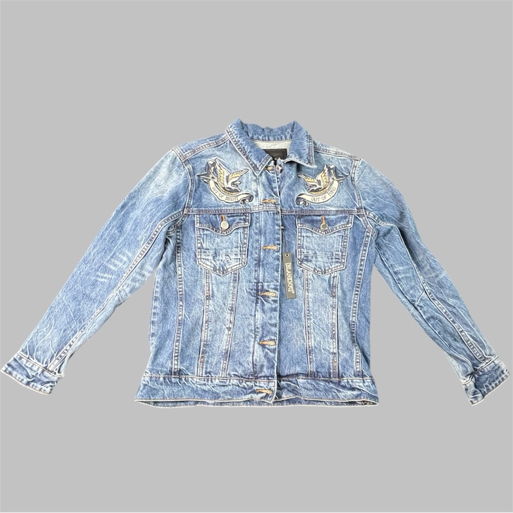 BlankNYC Out Of Sight Out Of Mind Patch Jacket